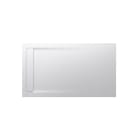 ROCA - Plato ducha extraplano Stonex AQUOS 1600x900x31 antideslizante con desagüe gran caudal blanco
