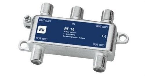 EK - Repartidor clase-A 4 salidas 5-2400 MHz DC