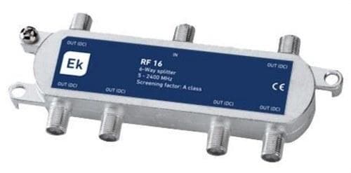 EK - Repartidor clase-A 6 salidas 5-2400 MHz DC
