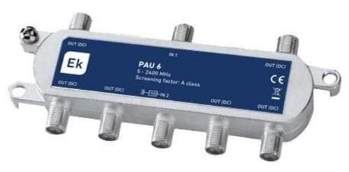 EK - PAU repartidor 6 salidas 5-2400MHz paso DC clase A