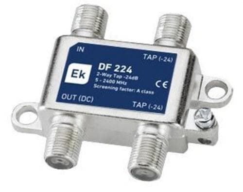 EK - Derivación blindada 2 salidas 5-2300MHz 24dB troncal