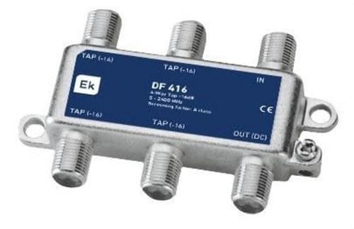 EK - Derivación blindada 4 salidas 5-2300MHz 16dB troncal
