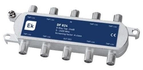 EK - Derivación blindada 8 salidas 5-2300MHz 24dB troncal