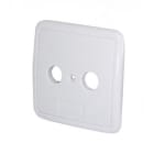EK - Marco embellecedor para toma 2 conectores blanco