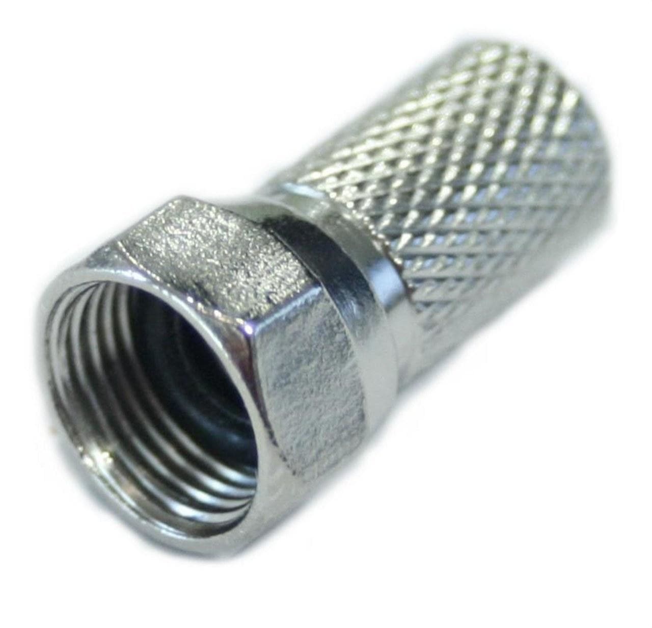 EK - Conector F macho CFR6 roscado con ring para cable 6,7mm