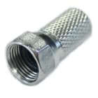 EK - Conector F macho CFR6 roscado con ring para cable 6,7mm