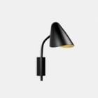 LEDS-C4 - Aplique ORGANIC E14 23W negro oro