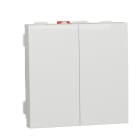Schneider Electric - Interruptor doble 2 módulos polar