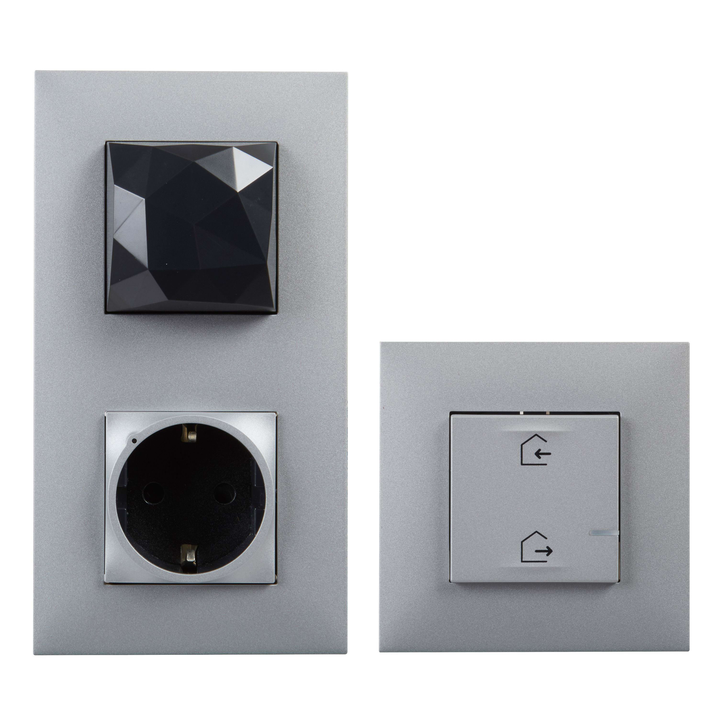 LEGRAND - Starter pack para una instalación conectada Valena Next con Netatmo - Aluminio
