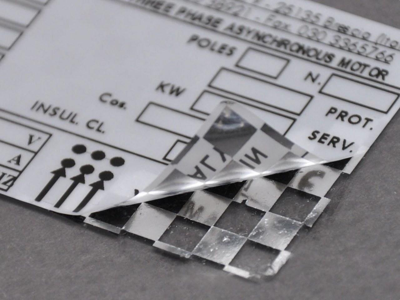CEMBRE - Etiqueta de seguridad MG-SAT-C 29803 52x105mm gris