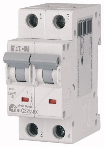 EATON - Interruptor magnetotérmico Home 2P curva C 32A
