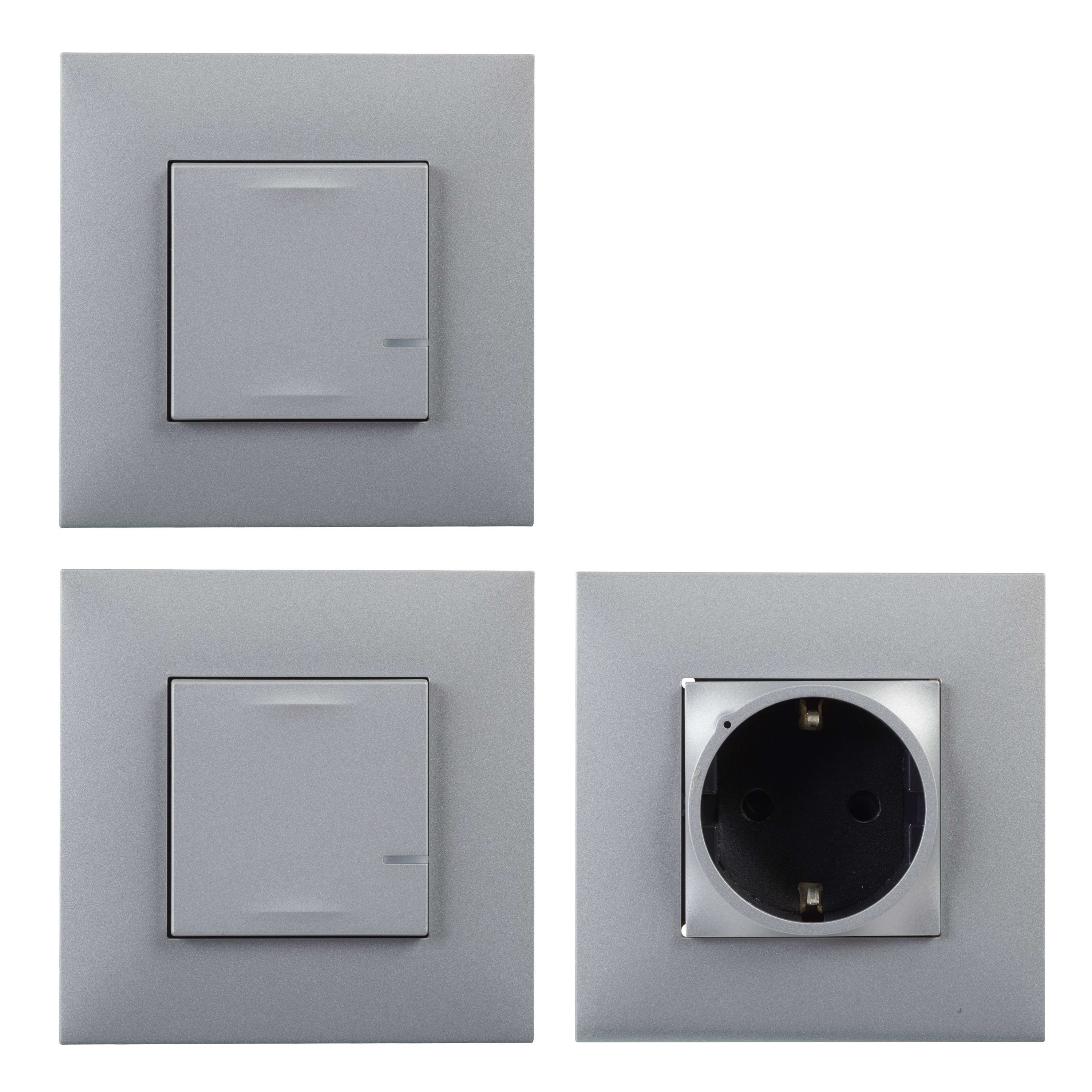 LEGRAND - Extension Pack para conectar una habitación adicional Valena Next with Netatmo - Aluminio