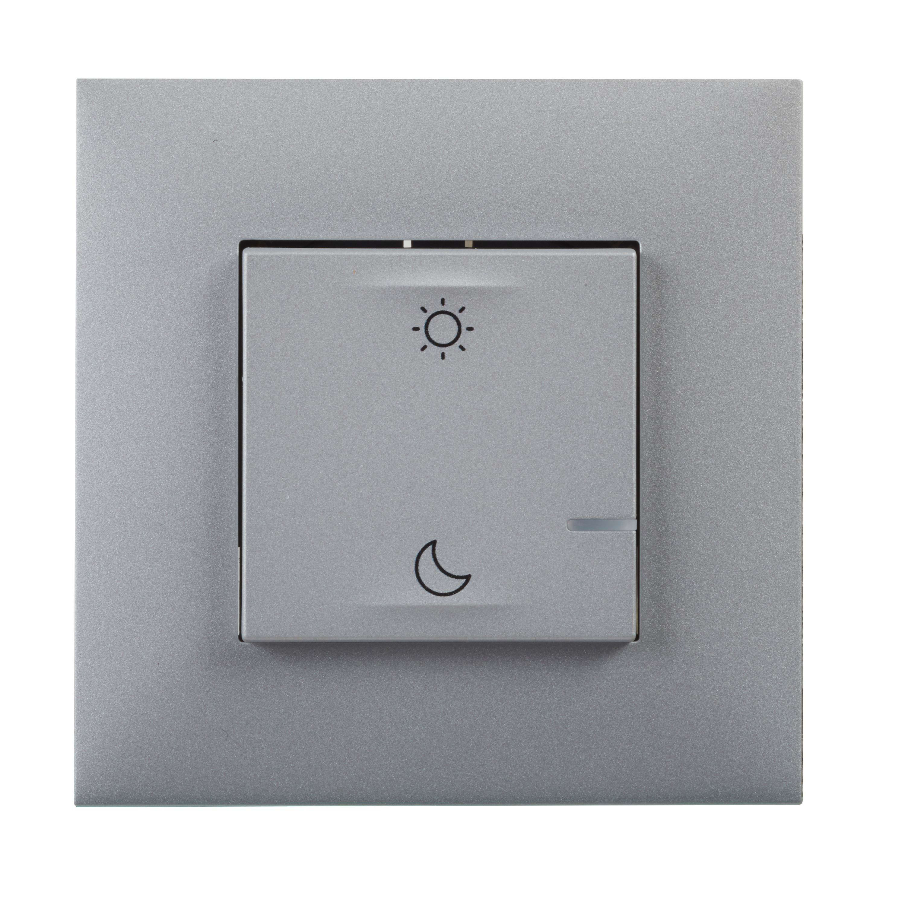 LEGRAND - Interruptor inalámbrico Día/Noche Valena Next with Netatmo - Aluminio