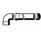JUNKERS - KIT DE SALIDA UNIVERSAL HORIZONTAL AZ219