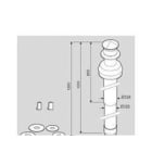 JUNKERS - Kit de salida universal vertical AZ262