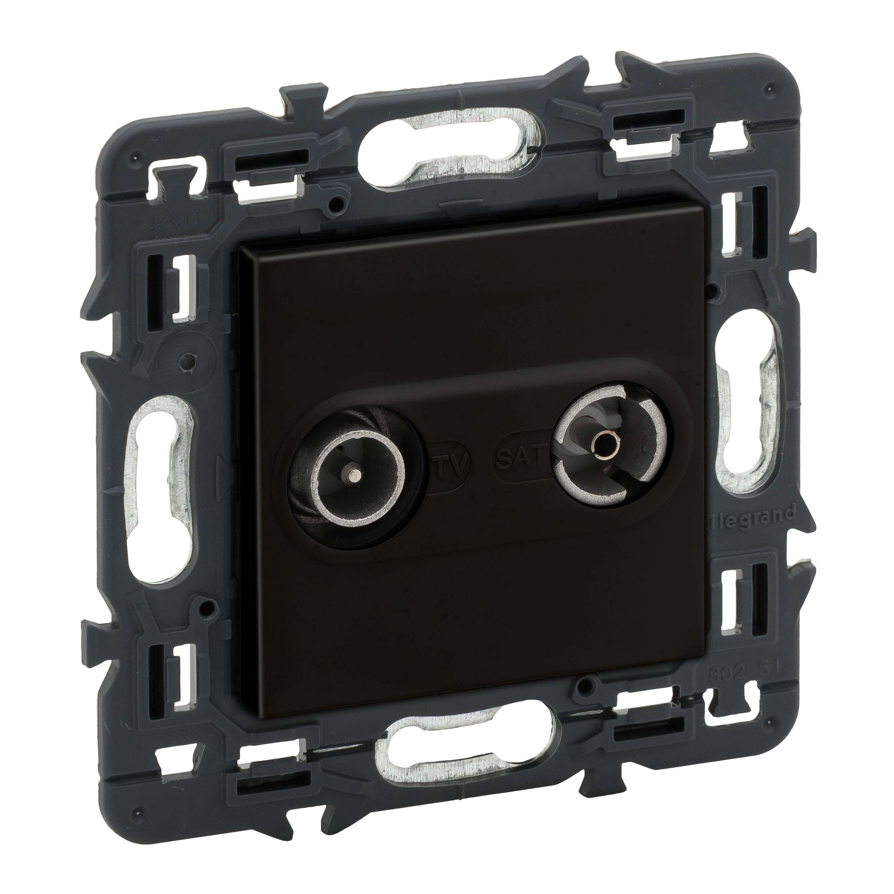LEGRAND - Base TV/R-SAT final Valena Next - 10 dB - 2400 MHz - Dark