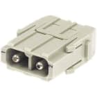 HARTING - HAN 40A AXIAL MODULE, MALE 2,5-8MM