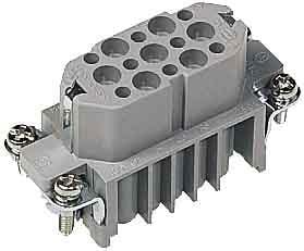 HARTING - CONECTOR HEMB. 15P. INSER CRIMP.