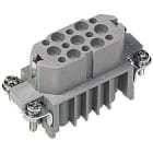 HARTING - CONECTOR HEMB. 15P. INSER CRIMP.