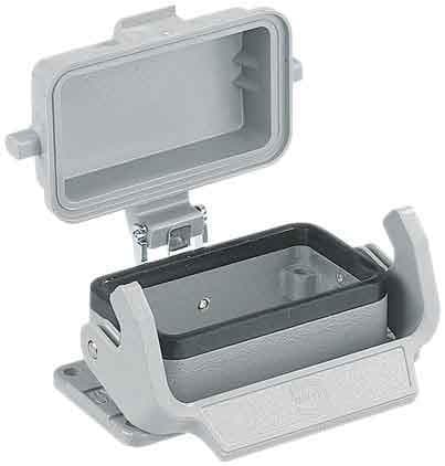 HARTING - HAN B BASE PANEL 1 LEVER METAL COVER
