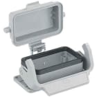 HARTING - HAN B BASE PANEL 1 LEVER METAL COVER
