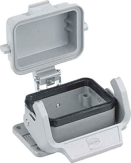 HARTING - BASE PANEL 6E 1 ENCL.TAPA PLAST.09300060302