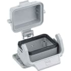 HARTING - HAN B BASE PANEL 1 LEVER METAL COVER