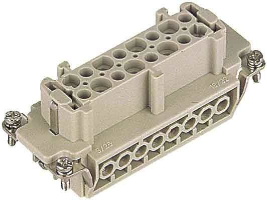 HARTING - HAN 16E F INSERT  SCREW (17-32)