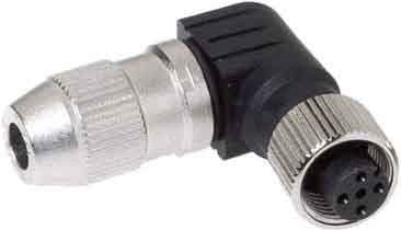 HARTING - CIRCULAR CONN ANGLED HARAX M12 4P FEMALE