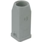 HARTING - HAN 3A HOOD TOP ENTRY M20 BLACK