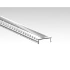 TSL - Difusor de policarbonato transparente compatible con los perfiles TSL-E8, TSL-S8, TSL-E15, TSL-S15, TSL-C18, TSL-V22, TSL-D23, TSL-V24.