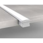 Sin Marca - Perfil de aluminio TSL-E15 de montaje empotrable