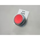 GENERAL MARKING - Placa adhesiva MG-PTSA 15191 50x30mm para pulsador blanco