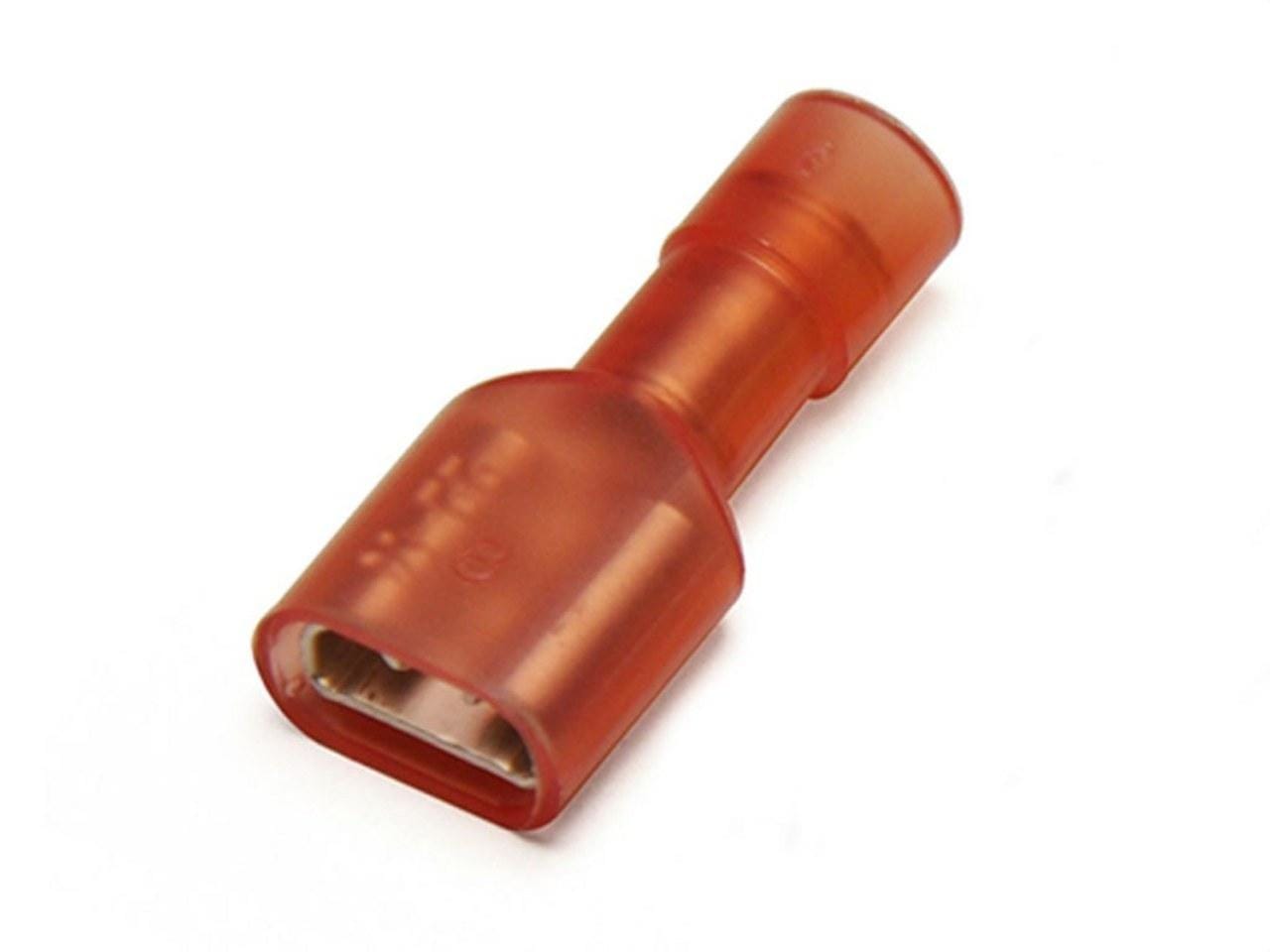 CEMBRE - Terminal H reforzado preaislado RKF-F608P sección 0,25-1,5mm² 6,35x0,8mm rojo