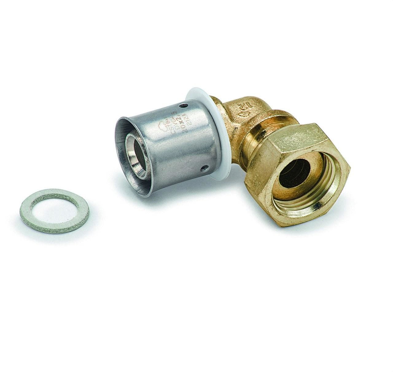 BARBI - Codo tuerca móvil Multipex 16x2-1/2"