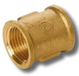 INYECTOMETAL - Manguito H-H 3/8" latón