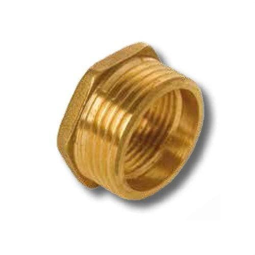 INYECTOMETAL - Reducción hexagonal M-H 1.1/2x1" latón