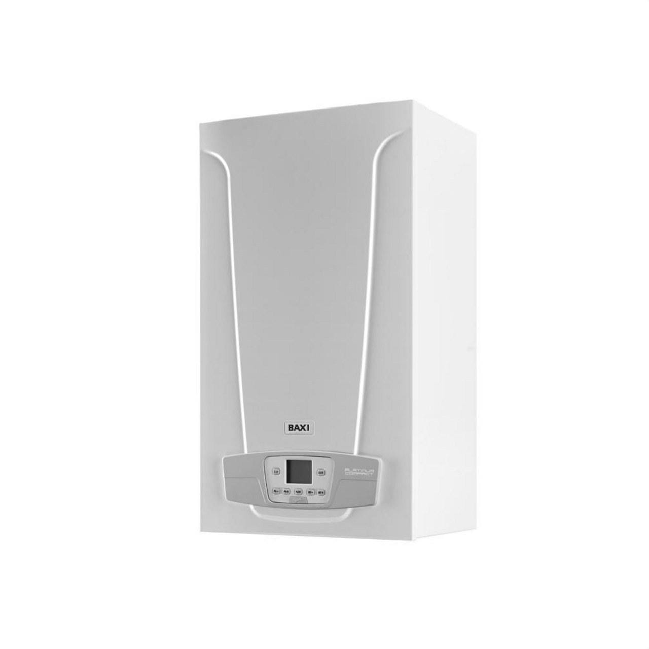 BAXI - Caldera mural de condensación a gas Platinum Compact 26/26 F ECO clase energética A/XL