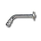 INYECTOMETAL - Brazo ducha 1/2"x17cm con rótula cromado