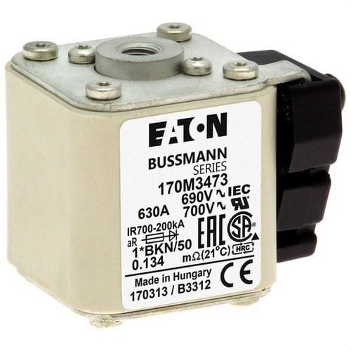 EATON - Fusible Cooper Bussmann 630A 690V 1/BKN/50 AR UC