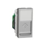 Schneider Electric - Toma RJ45 categoría 6 UTP 1 modulo aluminio