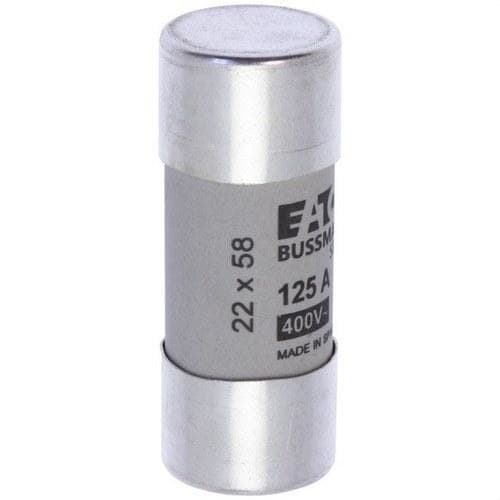 EATON - Fusible cilíndrico 22x58 125A GG 4V AC