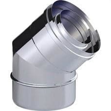 DINAK - Codo 90º DIFLUX 316L/304 diámetro 80/125