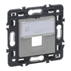 LEGRAND - Adaptador Valena Next para RJ 45 - para 1 conector Keystone - Aluminio