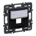 LEGRAND - Adaptador Valena Next para RJ 45 - para 1 conector Keystone - Dark