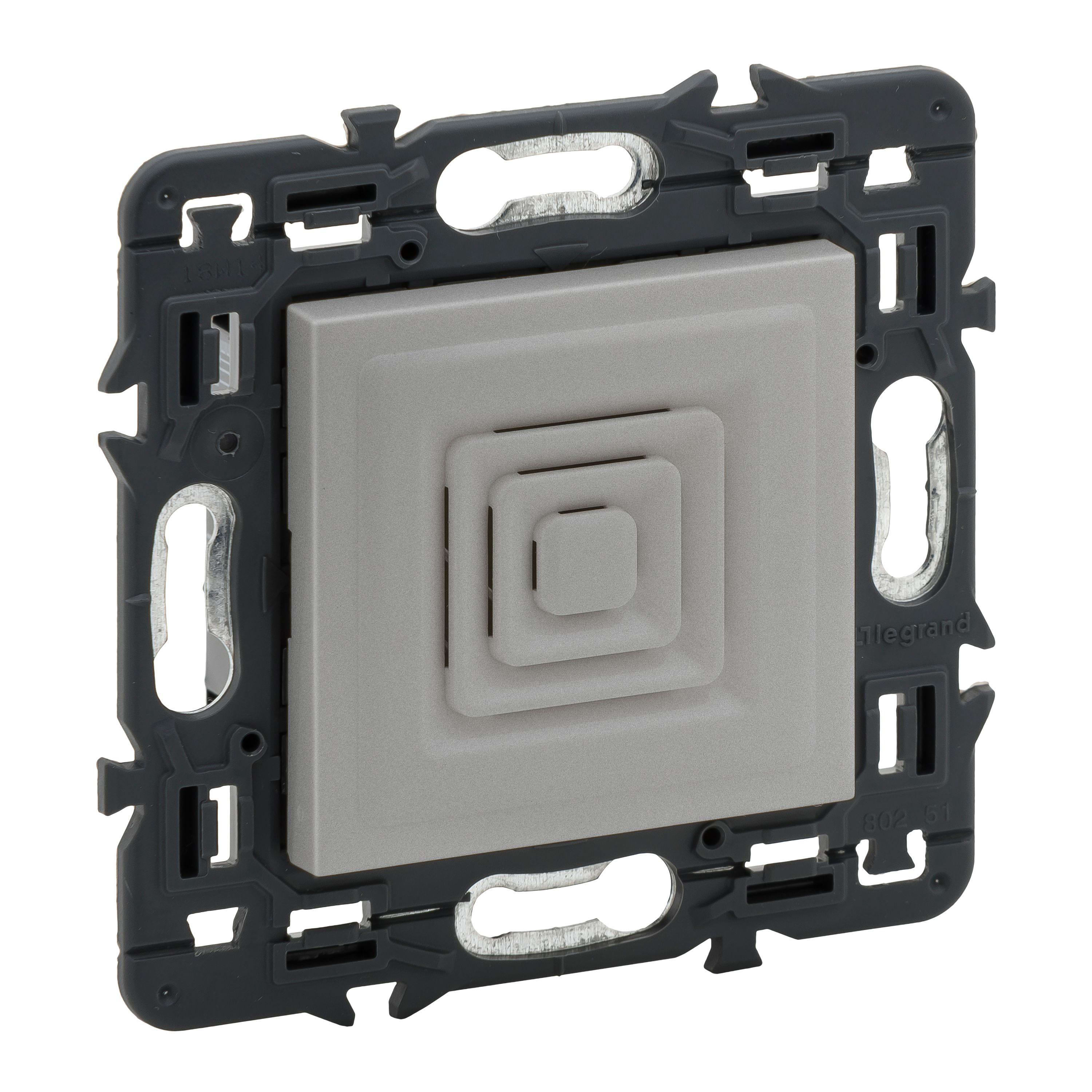 LEGRAND - Zumbador Valena Next - 230V - 50Hz - 25 mA - 70 dB - Aluminio