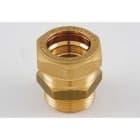 TIEMME - Racor recto 3000X COBRASUN DN16x1" M ISO7 para tubo corrugado acero inoxidable