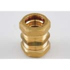 TIEMME - Racor recto 3001X COBRASUN DN25xDN25 para tubo corrugado acero inoxidable