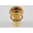 TIEMME - Racor recto 3011X COBRASUN DN20x22 para tubo corrugado acero inoxidable / cobre