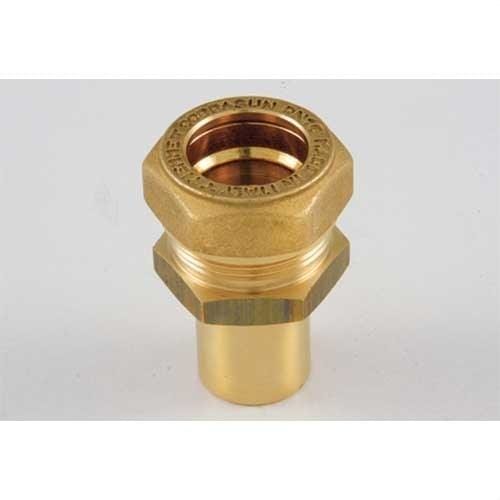 TIEMME - 3011X RACOR RECTO COBRASUN TUBO CORRUGADO INOX DN25 X 18